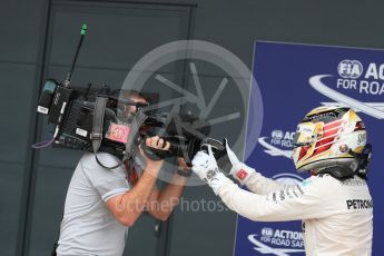 World © Octane Photographic Ltd. Mercedes AMG Petronas W07 Hybrid – Lewis Hamilton. Saturday 9th July 2016, F1 British GP Qualifying, Silverstone, UK. Digital Ref : 1626LB1D3946