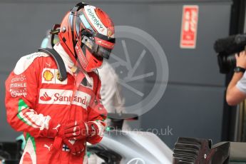 World © Octane Photographic Ltd. Scuderia Ferrari SF16-H – Kimi Raikkonen. Saturday 9th July 2016, F1 British GP Qualifying, Silverstone, UK. Digital Ref : 1626LB1D3970