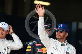 World © Octane Photographic Ltd. Mercedes AMG Petronas W07 Hybrid – Lewis Hamilton. Saturday 9th July 2016, F1 British GP Qualifying, Silverstone, UK. Digital Ref : 1626LB1D3994