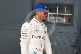 World © Octane Photographic Ltd. Mercedes AMG Petronas W07 Hybrid – Lewis Hamilton. Saturday 9th July 2016, F1 British GP Qualifying, Silverstone, UK. Digital Ref : 1626LB1D4009