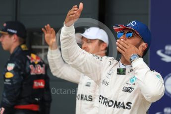 World © Octane Photographic Ltd. Mercedes AMG Petronas W07 Hybrid – Lewis Hamilton. Saturday 9th July 2016, F1 British GP Qualifying, Silverstone, UK. Digital Ref : 1626LB1D4108