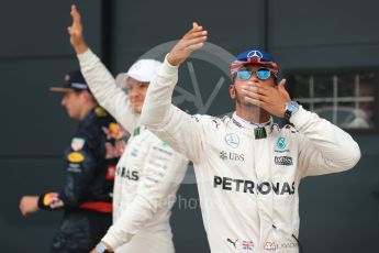 World © Octane Photographic Ltd. Mercedes AMG Petronas W07 Hybrid – Lewis Hamilton. Saturday 9th July 2016, F1 British GP Qualifying, Silverstone, UK. Digital Ref : 1626LB1D4119