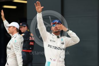 World © Octane Photographic Ltd. Mercedes AMG Petronas W07 Hybrid – Lewis Hamilton. Saturday 9th July 2016, F1 British GP Qualifying, Silverstone, UK. Digital Ref : 1626LB1D4130