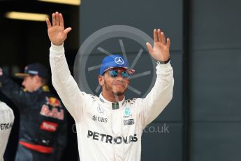 World © Octane Photographic Ltd. Mercedes AMG Petronas W07 Hybrid – Lewis Hamilton. Saturday 9th July 2016, F1 British GP Qualifying, Silverstone, UK. Digital Ref : 1626LB1D4135