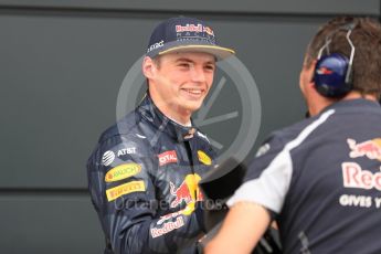 World © Octane Photographic Ltd. Red Bull Racing RB12 – Max Verstappen. Saturday 9th July 2016, F1 British GP Qualifying, Silverstone, UK. Digital Ref : 1626LB1D4142