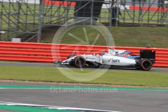 World © Octane Photographic Ltd. Williams Martini Racing, Williams Mercedes FW38 – Valtteri Bottas. Friday 8th July 2016, F1 British GP Practice 1, Silverstone, UK. Digital Ref : 1619LB1D0673