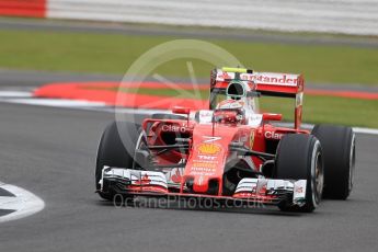 World © Octane Photographic Ltd. Scuderia Ferrari SF16-H – Kimi Raikkonen. Friday 8th July 2016, F1 British GP Practice 1, Silverstone, UK. Digital Ref : 1619LB1D0954