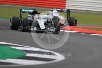 World © Octane Photographic Ltd. Mercedes AMG Petronas W07 Hybrid – Lewis Hamilton. Friday 8th July 2016, F1 British GP Practice 1, Silverstone, UK. Digital Ref : 1619LB1D1032