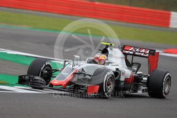 World © Octane Photographic Ltd. Haas F1 Team VF-16 Development driver - Santino Ferrucci. Friday 8th July 2016, F1 British GP Practice 1, Silverstone, UK. Digital Ref : 1619LB1D1195