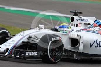 World © Octane Photographic Ltd. Williams Martini Racing, Williams Mercedes FW38 – Felipe Massa. Friday 8th July 2016, F1 British GP Practice 1, Silverstone, UK. Digital Ref : 1619LB1D1204