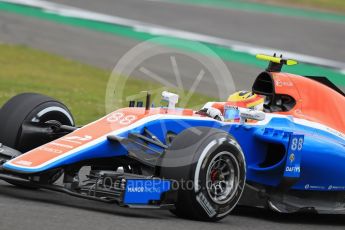 World © Octane Photographic Ltd. Manor Racing MRT05 – Rio Haryanto. Friday 8th July 2016, F1 British GP Practice 1, Silverstone, UK. Digital Ref : 1619LB1D1224