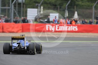 World © Octane Photographic Ltd. Sauber F1 Team C35 – Felipe Nasr. Friday 8th July 2016, F1 British GP Practice 1, Silverstone, UK. Digital Ref : 1619LB1D1387