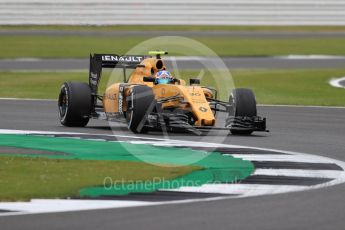 World © Octane Photographic Ltd. Renault Sport F1 Team RS16 – Jolyon Palmer. Friday 8th July 2016, F1 British GP Practice 1, Silverstone, UK. Digital Ref : 1619LB1D1430