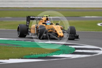 World © Octane Photographic Ltd. Renault Sport F1 Team RS16 – Jolyon Palmer. Friday 8th July 2016, F1 British GP Practice 1, Silverstone, UK. Digital Ref : 1619LB1D1430