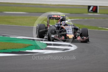 World © Octane Photographic Ltd. Scuderia Toro Rosso STR11 – Carlos Sainz. Friday 8th July 2016, F1 British GP Practice 1, Silverstone, UK. Digital Ref : 1619LB1D1453