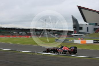 World © Octane Photographic Ltd. Scuderia Toro Rosso STR11 – Daniil Kvyat. Friday 8th July 2016, F1 British GP Practice 1, Silverstone, UK. Digital Ref : 1619LB5D5386