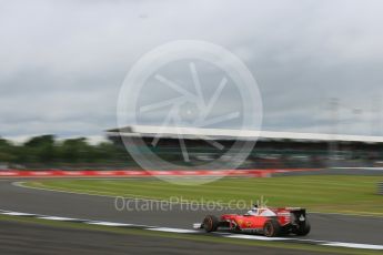 World © Octane Photographic Ltd. Scuderia Ferrari SF16-H – Sebastian Vettel. Friday 8th July 2016, F1 British GP Practice 1, Silverstone, UK. Digital Ref : 1619LB5D5533