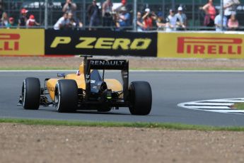 World © Octane Photographic Ltd. Renault Sport F1 Team RS16 – Jolyon Palmer. Friday 8th July 2016, F1 British GP Practice 2, Silverstone, UK. Digital Ref : 1621LB1D2234