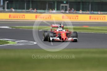 World © Octane Photographic Ltd. Scuderia Ferrari SF16-H – Sebastian Vettel. Friday 8th July 2016, F1 British GP Practice 2, Silverstone, UK. Digital Ref : 1621LB1D2349