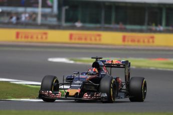 World © Octane Photographic Ltd. Scuderia Toro Rosso STR11 – Daniil Kvyat. Friday 8th July 2016, F1 British GP Practice 2, Silverstone, UK. Digital Ref : 1621LB1D2411