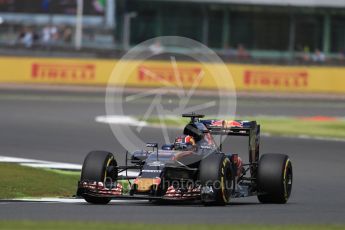 World © Octane Photographic Ltd. Scuderia Toro Rosso STR11 – Daniil Kvyat. Friday 8th July 2016, F1 British GP Practice 2, Silverstone, UK. Digital Ref : 1621LB1D2411
