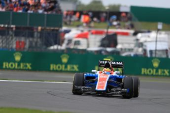 World © Octane Photographic Ltd. Manor Racing MRT05 – Rio Haryanto. Friday 8th July 2016, F1 British GP Practice 2, Silverstone, UK. Digital Ref : 1621LB1D2440