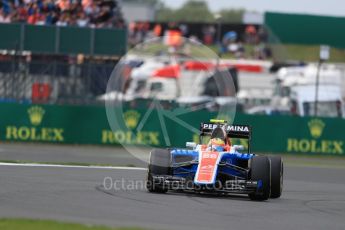 World © Octane Photographic Ltd. Manor Racing MRT05 – Rio Haryanto. Friday 8th July 2016, F1 British GP Practice 2, Silverstone, UK. Digital Ref : 1621LB1D2440