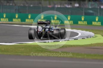 World © Octane Photographic Ltd. Sahara Force India VJM09 - Sergio Perez. Friday 8th July 2016, F1 British GP Practice 2, Silverstone, UK. Digital Ref : 1621LB1D2494