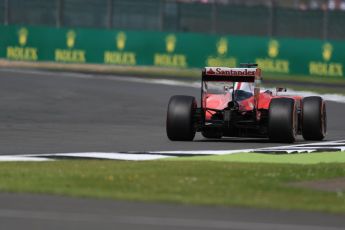 World © Octane Photographic Ltd. Scuderia Ferrari SF16-H – Sebastian Vettel. Friday 8th July 2016, F1 British GP Practice 2, Silverstone, UK. Digital Ref : 1621LB1D2500