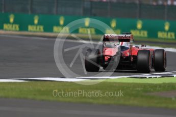 World © Octane Photographic Ltd. Scuderia Ferrari SF16-H – Sebastian Vettel. Friday 8th July 2016, F1 British GP Practice 2, Silverstone, UK. Digital Ref : 1621LB1D2500