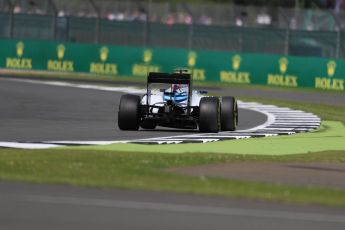 World © Octane Photographic Ltd. Williams Martini Racing, Williams Mercedes FW38 – Felipe Massa. Friday 8th July 2016, F1 British GP Practice 2, Silverstone, UK. Digital Ref : 1621LB1D2521