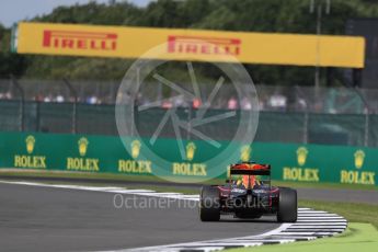 World © Octane Photographic Ltd. Red Bull Racing RB12 – Daniel Ricciardo. Friday 8th July 2016, F1 British GP Practice 2, Silverstone, UK. Digital Ref : 1621LB1D2537