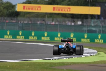 World © Octane Photographic Ltd. Manor Racing MRT05 - Pascal Wehrlein. Friday 8th July 2016, F1 British GP Practice 2, Silverstone, UK. Digital Ref : 1621LB1D2552