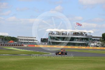 World © Octane Photographic Ltd. Red Bull Racing RB12 – Daniel Ricciardo. Friday 8th July 2016, F1 British GP Practice 2, Silverstone, UK. Digital Ref : 1621LB5D5568