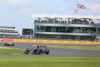 World © Octane Photographic Ltd. Scuderia Toro Rosso STR11 – Carlos Sainz. Friday 8th July 2016, F1 British GP Practice 2, Silverstone, UK. Digital Ref : 1621LB5D5579