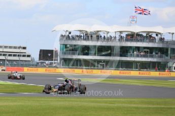 World © Octane Photographic Ltd. Scuderia Toro Rosso STR11 – Carlos Sainz. Friday 8th July 2016, F1 British GP Practice 2, Silverstone, UK. Digital Ref : 1621LB5D5579