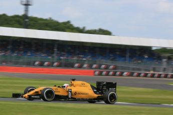 World © Octane Photographic Ltd. Sahara Force India VJM09 - Nico Hulkenberg. Friday 8th July 2016, F1 British GP Practice 2, Silverstone, UK. Digital Ref : 1621LB5D5647