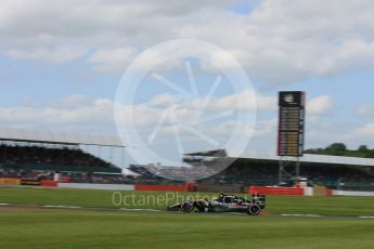 World © Octane Photographic Ltd. Sahara Force India VJM09 - Sergio Perez. Friday 8th July 2016, F1 British GP Practice 2, Silverstone, UK. Digital Ref : 1621LB5D5732