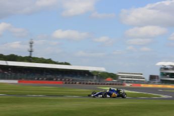 World © Octane Photographic Ltd. Sauber F1 Team C35 – Marcus Ericsson. Friday 8th July 2016, F1 British GP Practice 2, Silverstone, UK. Digital Ref : 1621LB5D5799