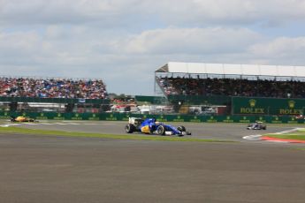 World © Octane Photographic Ltd. Haas F1 Team VF-16 – Romain Grosjean. Friday 8th July 2016, F1 British GP Practice 2, Silverstone, UK. Digital Ref : 1621LB5D5948