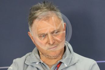 World © Octane Photographic Ltd. F1 British GP FIA Personnel Press Conference, Silverstone, UK. Friday 8th July 2016. Dave Ryan – Manor Racing Racing Director. Digital Ref : 1624LB1D2797