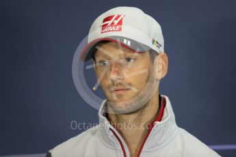 World © Octane Photographic Ltd. F1 British GP FIA Drivers’ Press Conference, Silverstone, UK. Thursday 7th July 2016. McLaren Honda – Jenson Button. Digital Ref : 1617LB1D0136