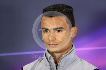 World © Octane Photographic Ltd. F1 British GP FIA Drivers’ Press Conference, Silverstone, UK. Thursday 7th July 2016. Manor Racing - Pascal Wehrlein. Digital Ref : 1617LB1D0206