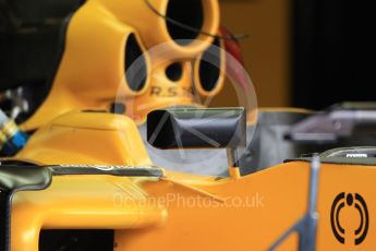 World © Octane Photographic Ltd. Renault Sport F1 Team RS16. Thursday 7th July 2016, F1 British GP Paddock, Silverstone, UK. Digital Ref : 1616LB1D0040