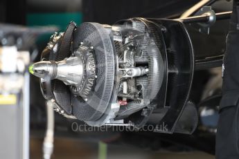 World © Octane Photographic Ltd. Mercedes AMG Petronas W07 Hybrid. Thursday 7th July 2016, F1 British GP Paddock, Silverstone, UK. Digital Ref : 1616LB1D9911