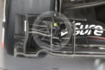 World © Octane Photographic Ltd. Williams Martini Racing, Williams Mercedes FW38. Thursday 7th July 2016, F1 British GP Paddock, Silverstone, UK. Digital Ref : 1616LB1D9936