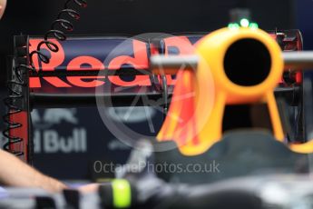 World © Octane Photographic Ltd. Red Bull Racing RB12. Thursday 7th July 2016, F1 British GP Paddock, Silverstone, UK. Digital Ref : 1616LB1D9943