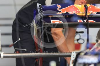 World © Octane Photographic Ltd. Scuderia Toro Rosso STR11. Thursday 7th July 2016, F1 British GP Paddock, Silverstone, UK. Digital Ref : 1616LB1D9990