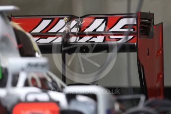 World © Octane Photographic Ltd. Haas F1 Team VF-16. Thursday 7th July 2016, F1 British GP Paddock, Silverstone, UK. Digital Ref : 1616LB1D9996
