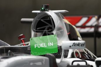 World © Octane Photographic Ltd. Haas F1 Team VF-16. Thursday 7th July 2016, F1 British GP Paddock, Silverstone, UK. Digital Ref : 1616LB1D9999